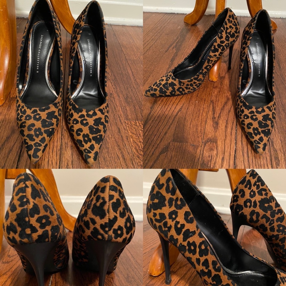 Zara Cheetah Print Stilettos